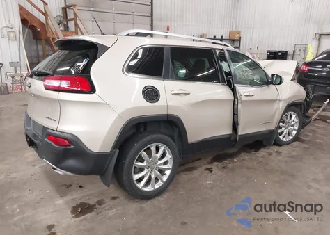 2015 Jeep Cherokee Limited z USA, uszkodzony, nr VIN 1C4PJLDS9FW525489